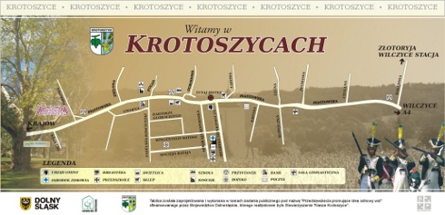 Zapraszamy do Krotoszyc - mapa miejscowości