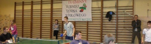 Gminny Turniej Tenisa Stołowego 2012