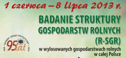Badania rolnicze 2013