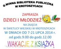 Oferta Bibliotek na wakacje