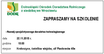 Szkolenie- Rozwój specjalistycznego doradztwa technologicznego