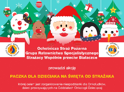 Paczka dla dzieciaka na święta od strażaka