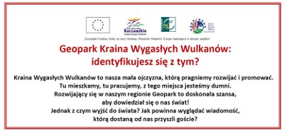 Warsztaty Aktywizujące - budowanie identyfikacji wizualnej Geoparku