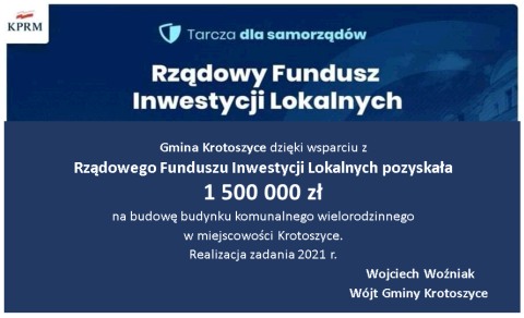 plakat info tarcza dla samorzadów