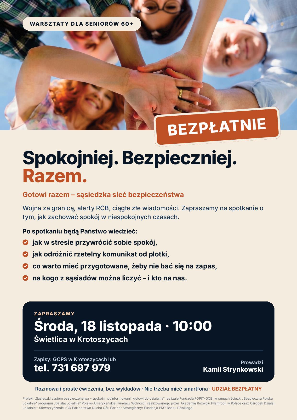 Plakat Krotoszyce 18 listopada