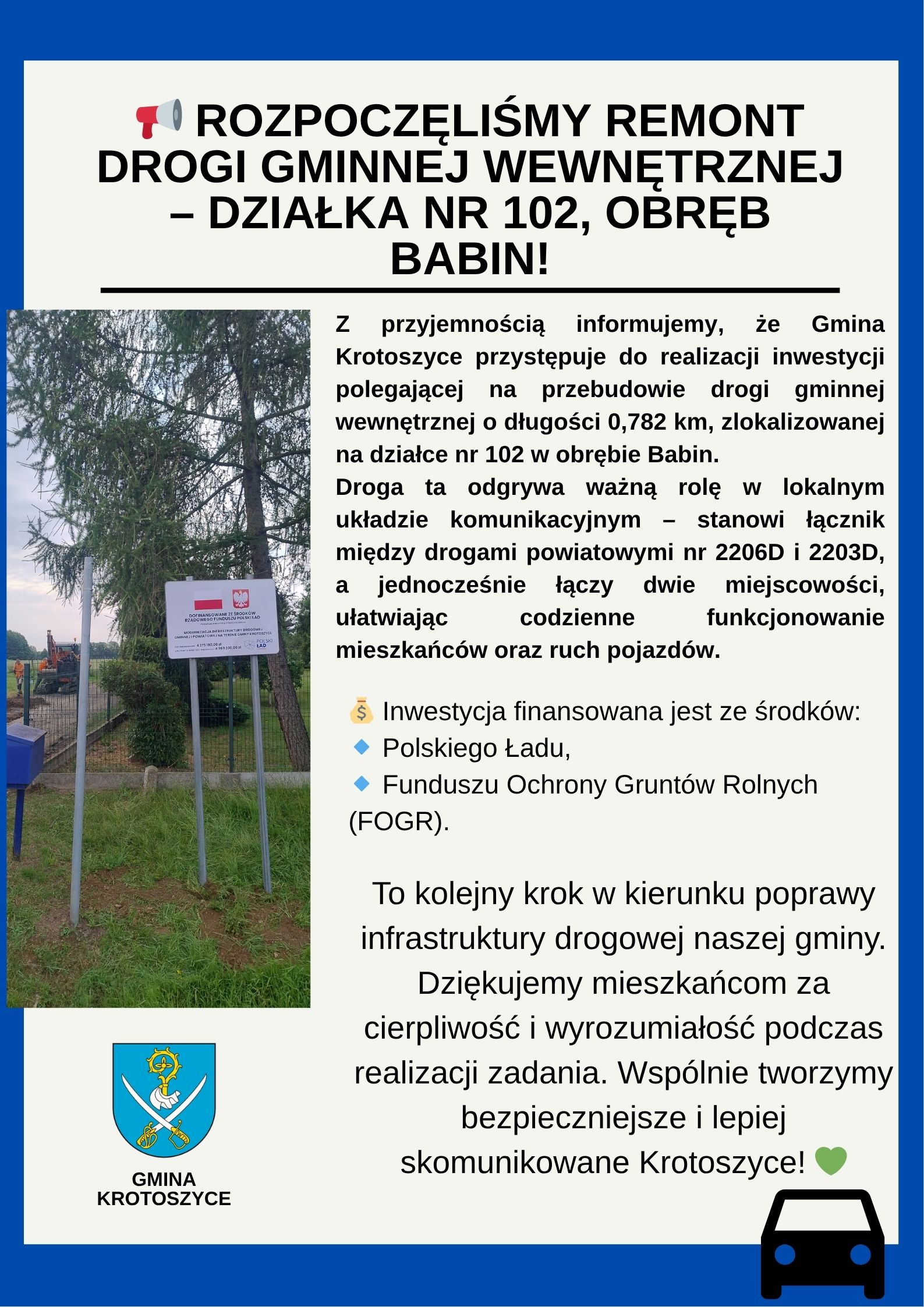 babin remont drogi