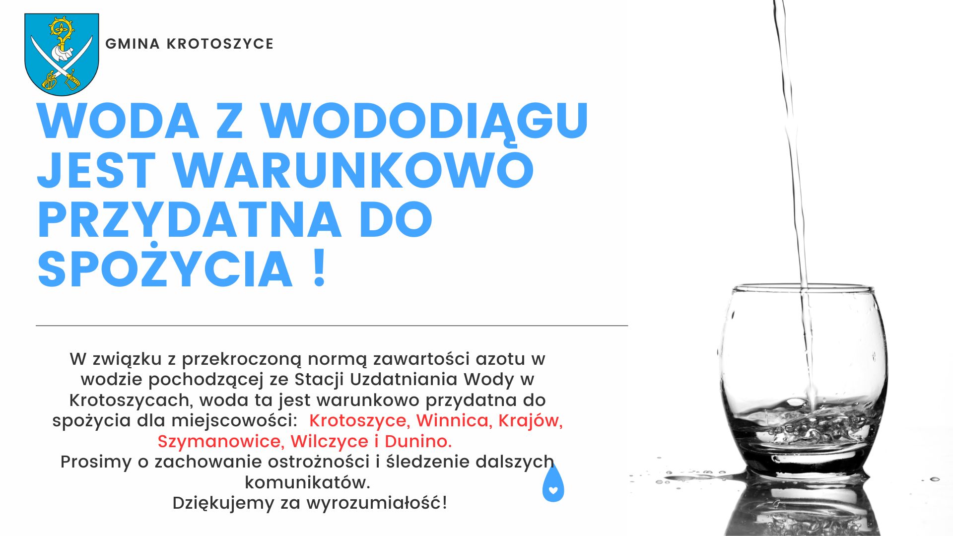 komunikat woda maj 2025
