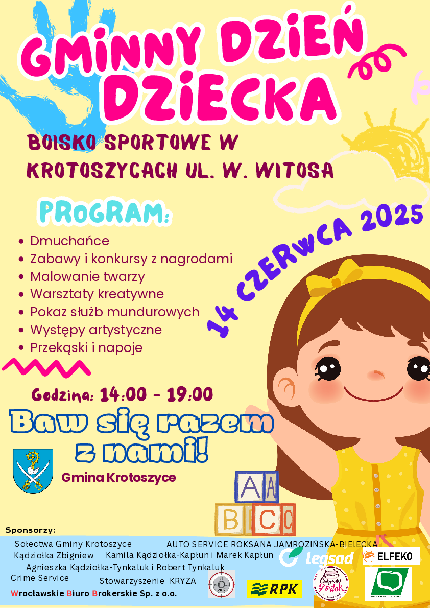 plakat dzien dziecka 2025 nowy