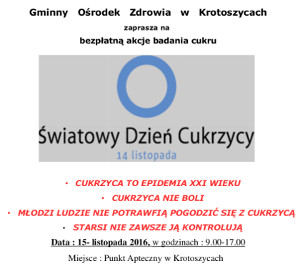 Światowy Dzień Cukrzycy