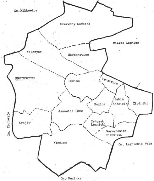 mapa sołectw