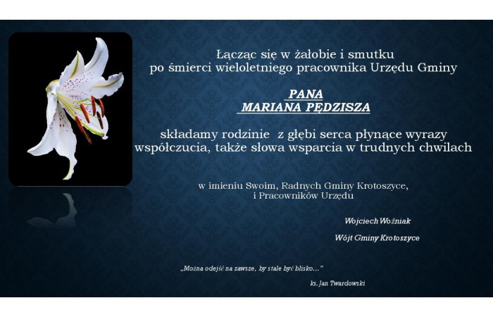 Obrazek z kondolencjami