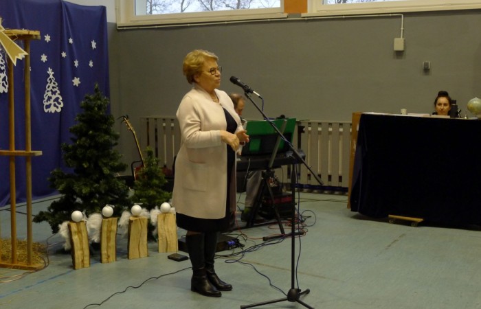 Przemowa uczestniczki spotkania