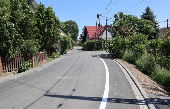 Przebudowana droga gminna