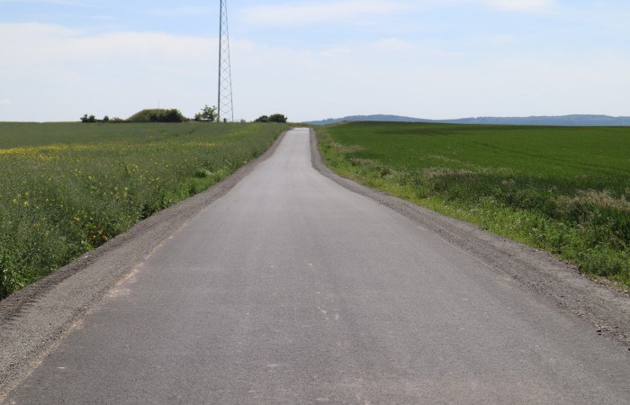 Przebudowana droga gminna