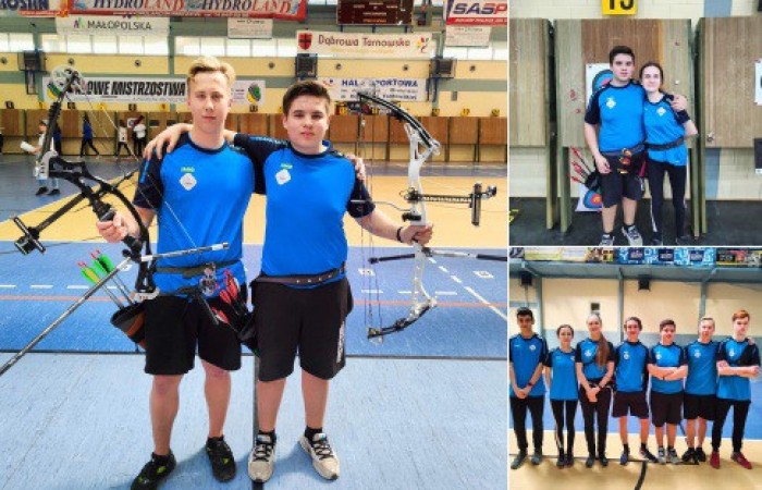 zdjęcie uczetników zawodów łuczniczych