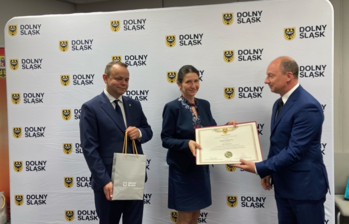 wręczenie promesy p. Sekretarz