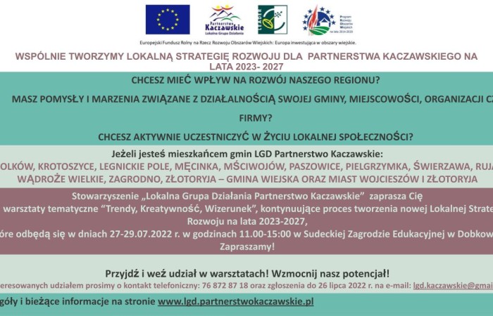 Plakat promujący spotkanie